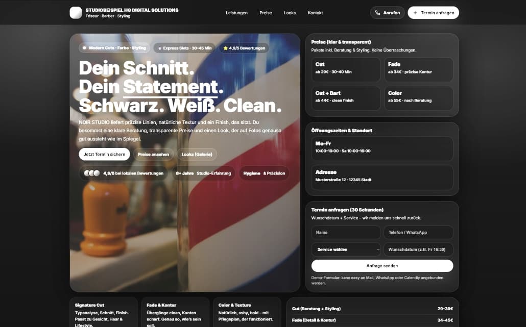 Infowebsite – HG Digital Solutions